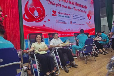 HIẾN MÁU TÌNH NGUYỆN  – “HIẾN GIỌT MÁU ĐÀO – TRAO ĐỜI SỰ SỐNG”