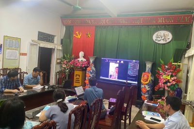 TRƯỜNG THCS HẢI PHƯƠNG THAM GIA TRỰC TUYẾN CHỦ ĐỀ: HỎI – ĐÁP, TƯ VẤN VỀ CUỘC THI GVCN GIỎI (TH VÀ THCS) NINH BÌNH