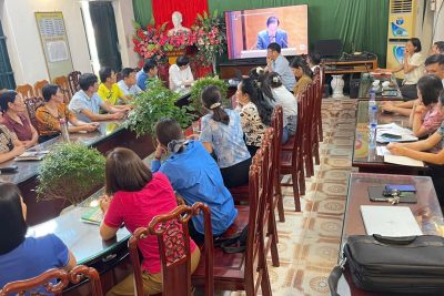 CHI BỘ TRƯỜNG THCS B HẢI HẬU THAM GIA HỘI NGHỊ TOÀN QUỐC NGHIÊN CỨU, HỌC TẬP, QUÁN TRIỆT VÀ TRIỂN KHAI THỰC HIỆN MỘT SỐ NGHỊ QUYẾT, CHỈ THỊ CỦA BỘ CHÍNH TRỊ (sáng ngày 3/9/2026)