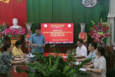 TRƯỜNG THCS HẢI PHƯƠNG HOÀN THÀNH KỲ KHẢO SÁT CHÍNH THỨC CHƯƠNG TRÌNH ĐÁNH GIÁ ĐỊNH KỲ QUỐC GIA KẾT QUẢ HỌC TẬP CỦA HỌC SINH LỚP 5, 9, 11 (NĂM 2026)