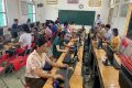 Giáo viên trường THCS Hải Phương tham gia khảo sát tiếng Anh giáo viên