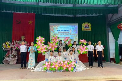 Lễ tri ân và trưởng thành của học sinh khối 9